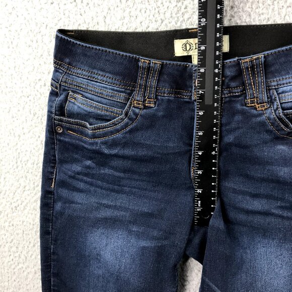 DEMOCRACY Womens Size 4 "Ab" Tech Dark Wash Stretch Denim Skinny Ankle Jeans - Picture 11 of 15
